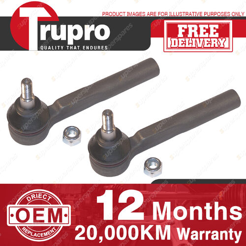 2 Pcs Trupro LH+RH Outer Tie Rod Ends for ALFA ROMEO ALFA 164 2.0 3.0 87-98