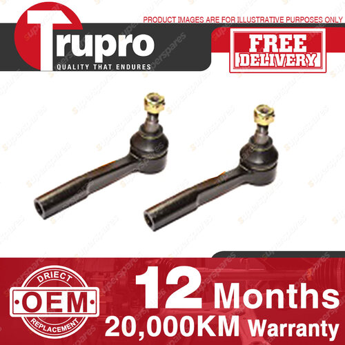 2 Pcs Trupro LH+RH Outer Tie Rod Ends for HOLDEN ASTRA TS 98-2006