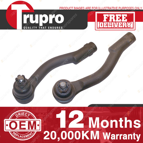 2 Pcs Trupro LH+RH Outer Tie Rod Ends for HYUNDAI GRANDEUR XG SONATA EF 98-02