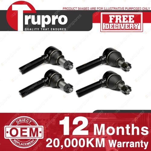 4 Pcs Trupro Outer Inner Tie Rod Ends for LAND ROVER Series 1 2 1A 2A SUFFIX "D"