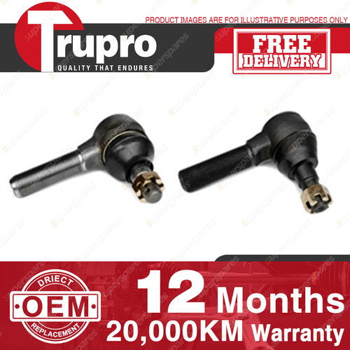 2 Pcs Trupro LH+RH Outer Tie Rod for MITSUBISHI CANTER T210 T217 FC2 FE2 FE211