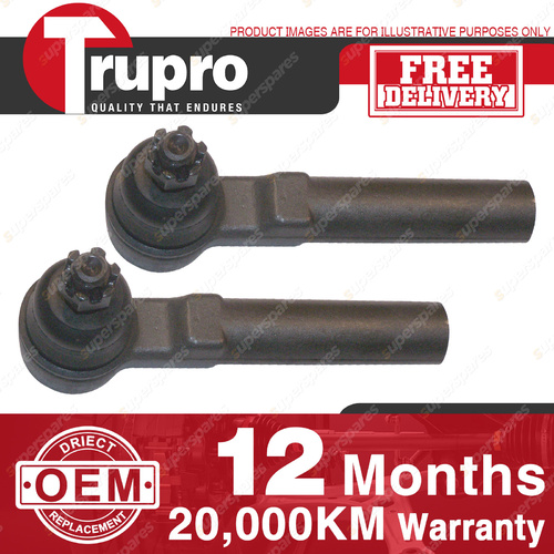 2 Pcs Trupro LH+RH Outer Tie Rod Ends for NISSAN MAXIMA J30 SERIES 88-95