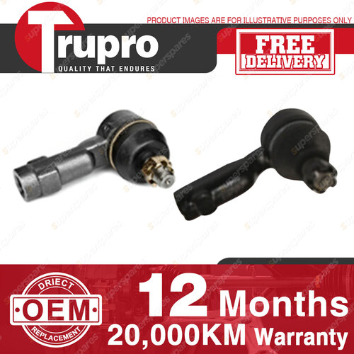 2 Pcs Trupro LH+RH Outer Tie Rod for NISSAN DATSUN 320 520 521 620 2WD 63-79