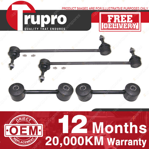 4 Pcs Trupro Front+Rear Sway Bar Links for CHRYSLER VOYAGER RG WAGON 97-ON