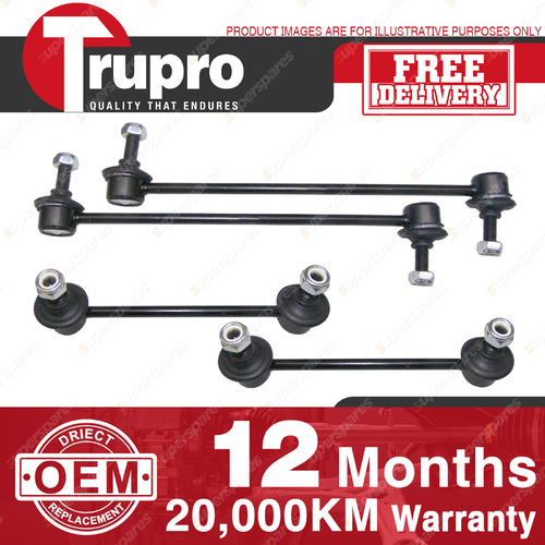 4 Pcs Trupro Front+Rear Sway Bar Links for FORD LASER KN KQ KJ SERIES 1 94-02