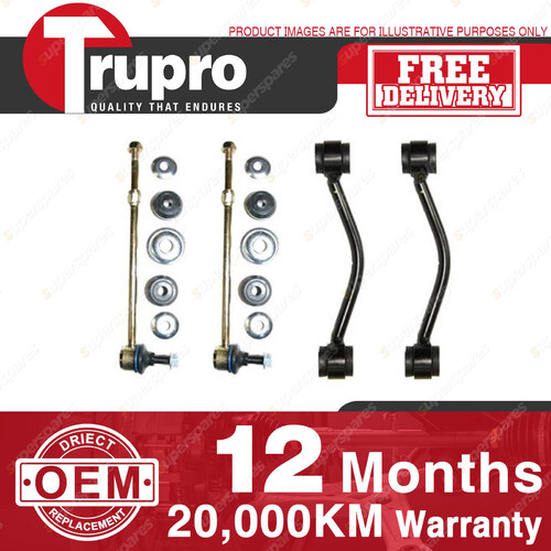 4 Trupro Front+Rear Sway Bar Links for HOLDEN COMMODORE VU VZ VY MONARO VX 01-ON