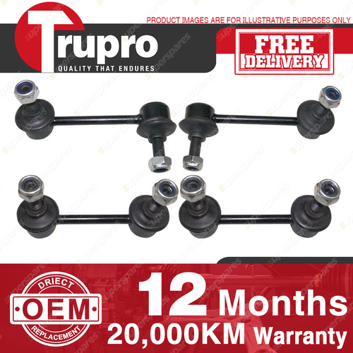 4 Pcs Trupro Front+Rear Sway Bar Links for MAZDA 626 GE SERIES 10/91-99