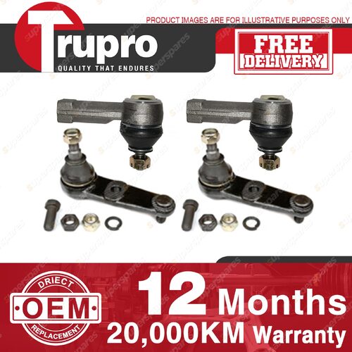 Trupro Ball Joint Tie Rod End Kit for HYUNDAI EXCEL X2 MANUAL POWER STEER 89-94