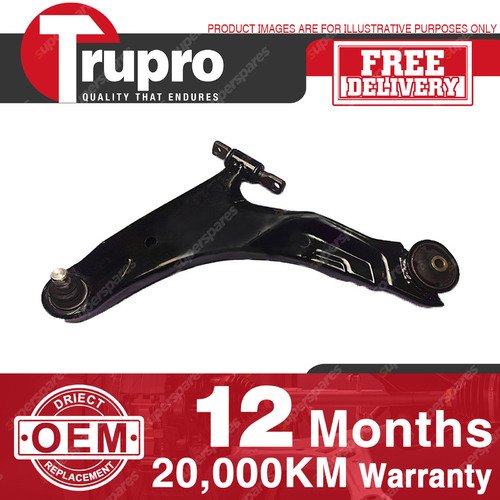 1 x Trupro Front Lower LH Control Arm for Hyundai Santa FE SM 2.0 2.4 2.7L SUV