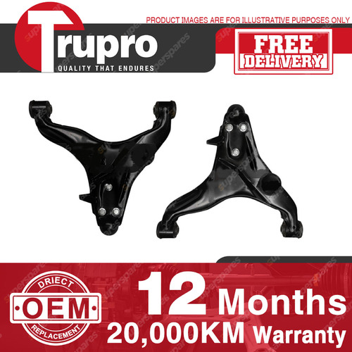 2 x Trupro Front Lower Control Arms for Mitsubishi Triton ML MN Diesel 2006-2015