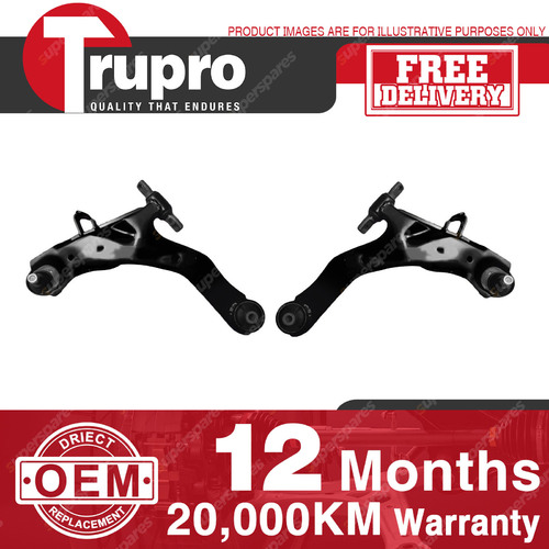 2 x Trupro Front Lower Control Arms for Hyundai Elantra XD 1.8 2.0L Hatch Sedan