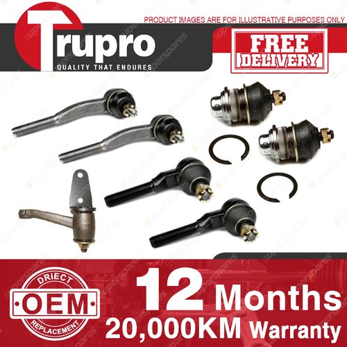 Trupro Ball Joint Tie Rod End Idler Arm Kit for Mitsubishi Galant GA GB 70-74