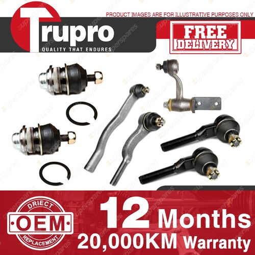 Trupro Ball Joint Tie Rod End Idler Arm Kit for Mitsubishi Galant GC GD 76-89