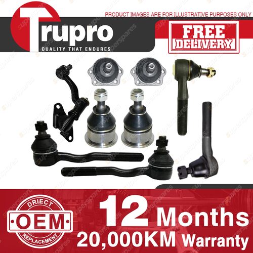 Trupro Ball Joint Tie Rod End Idler Arm Kit for Nissan 720 4WD 83-85 Manual