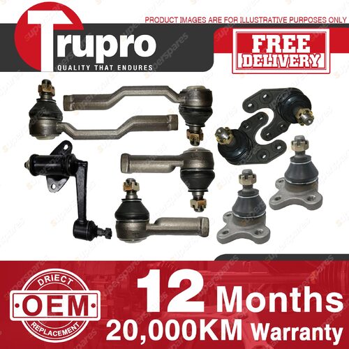 Trupro Ball Joint Tie Rod End Idler Arm Kit for Ford Courier PG PH 2WD