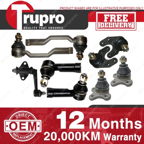 Trupro Ball Joint Tie Rod End Idler Arm Kit for Mazda B Series B2000 B2200