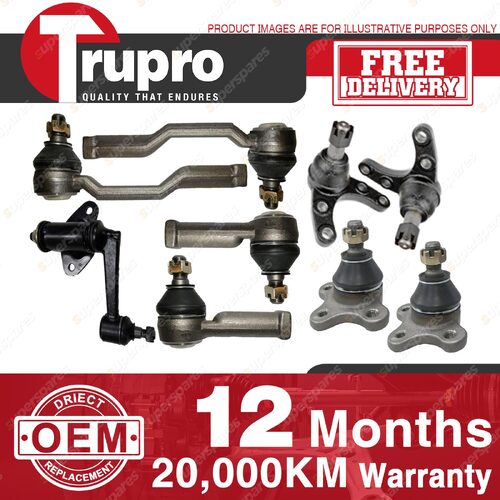 Trupro Ball Joint Tie Rod End Idler Arm Kit for Mazda B Series B2600 B3000