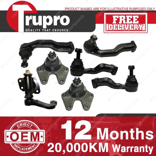 Trupro Ball Joint Tie Rod End Idler Arm Suspension Kit for Kia Sportage JA