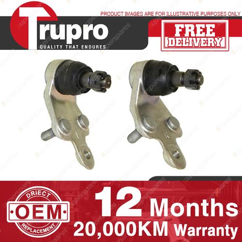 2 Pcs Trupro Front Lower Ball Joints for Toyota Aurion GSV40 GSV50 Avalon MCX10