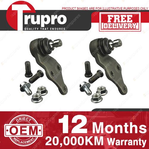 2 Pcs Front Lower Ball Joints for Hyundai i30 GD i45 YF Santa Fe DM Veloster FS