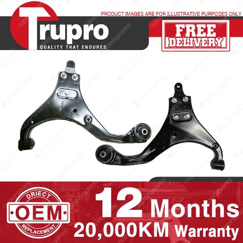 2 Pcs Trupro Front Lower Control Arms for Hyundai Tucson JM JN81B 2.0 2.7L 04-10