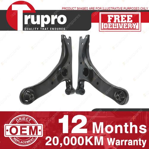 2 Pcs Trupro Front Lower Control Arms for Toyota Prius NHW11R NHW11 NHW10R NHW10