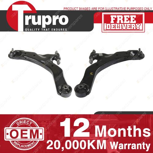 2 Pcs Trupro Front Lower Control Arms for Kia Cerato LD FE223 FE243 2.0L 04-09