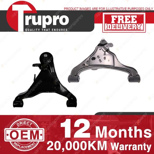 2 Pcs Trupro Front Lower Control Arms for Nissan Navara D40 Pathfinder R51 05-15