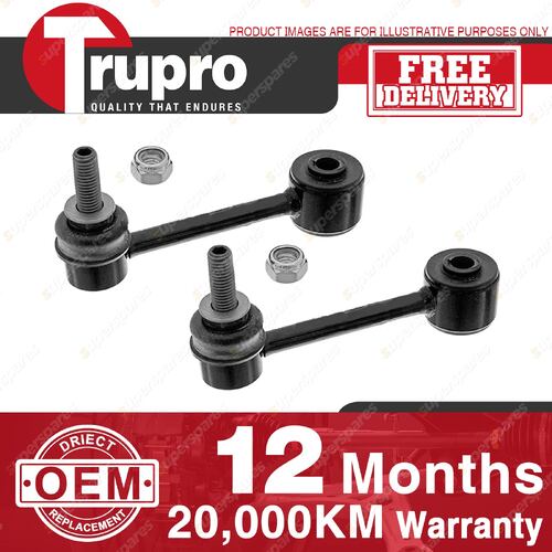 2 Pcs Trupro Front Sway Bar Links for Jeep Wrangler JK 2.8L 3.6L 3.8L 2007-2018