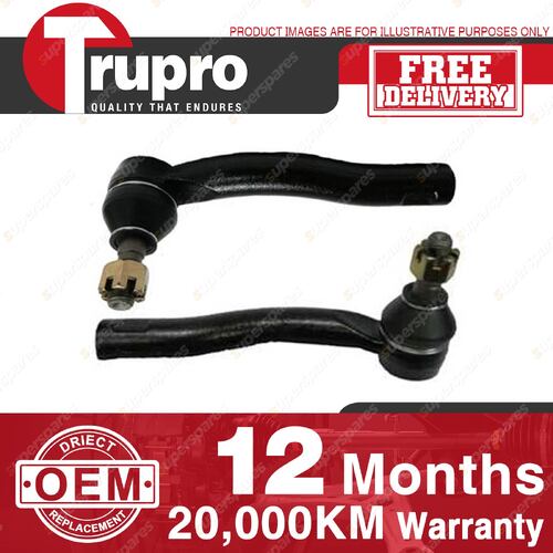 2 Pcs Trupro Tie Rod Ends for Toyota Prius-C NHP10 Yaris NCP130 NCP131 1.3L 1.5L