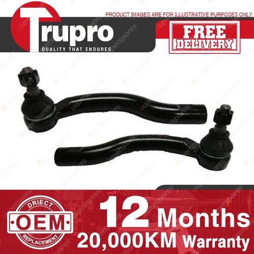 2x Trupro Tie Rod Ends for Lexus NX200t AGZ10 AGZ15 NX300h AYZ10 AYZ15 2.0L 2.5L