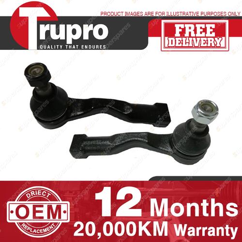 2 Pcs Trupro Outer Tie Rod Ends for Kia Carnival KV11 2.5L 132KW 09/1999-02/2007