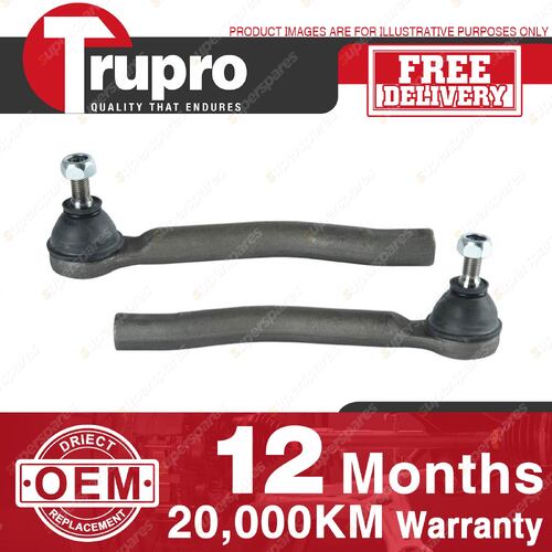 2 Pcs Trupro Tie Rod Ends for Nissan Juke F15 Leaf ZE0 Pulsar B17 1.2L 1.6L 1.8L