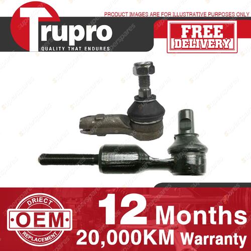 2 Pcs Trupro Tie Rod Ends for Volkswagen Passat GL B4 3A ADY AGG 1995-1996