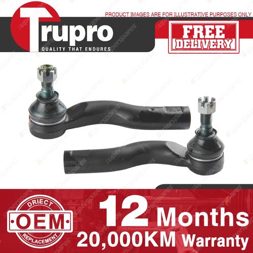 2 Pcs Trupro Tie Rod Ends for Toyota Avensis ACM20 ACM21 2.0L 2.4L 2001 - 2010