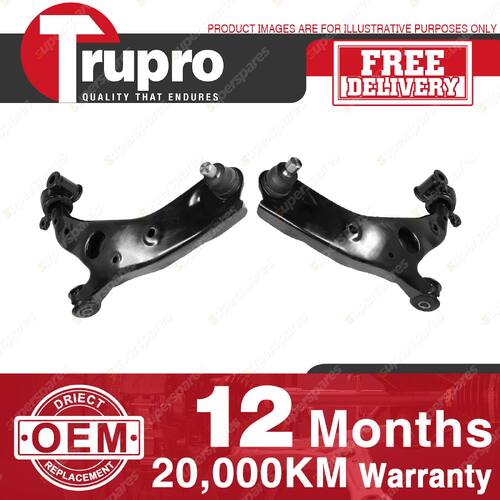 2 x Trupro Front Lower Control Arms for Mazda 3 BM BN Hatchback Sedan 2014-2019