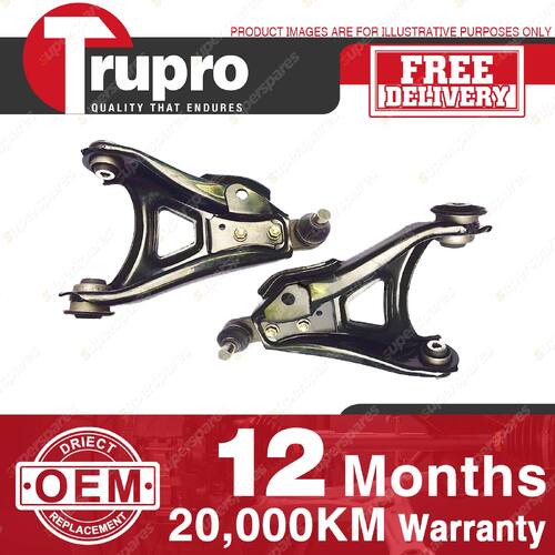 2 x Trupro Front Lower Control Arms for Renault Clio MK2 Kangoo X76 1998-2010