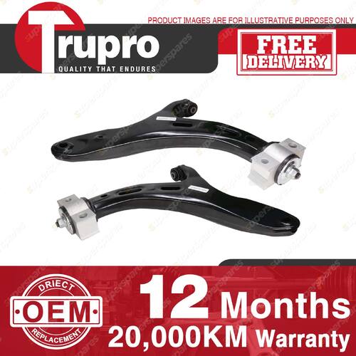 2 x Trupro Front Lower Control Arms for Subaru Liberty BN Outback BS 2014-On