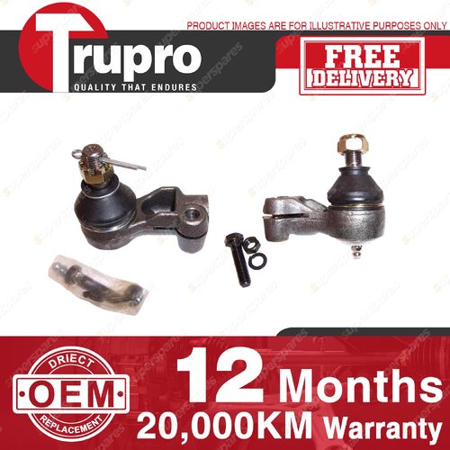 2 Pcs Trupro Outer Tie Rod Ends for Holden Camira JB JD 1.6L 1.8L Sedan Wagon