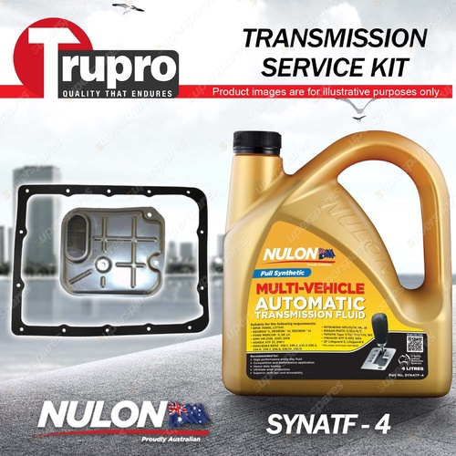 SYNATF Transmission Oil + Filter Service Kit for Toyota Hiace TRH 200 102 124