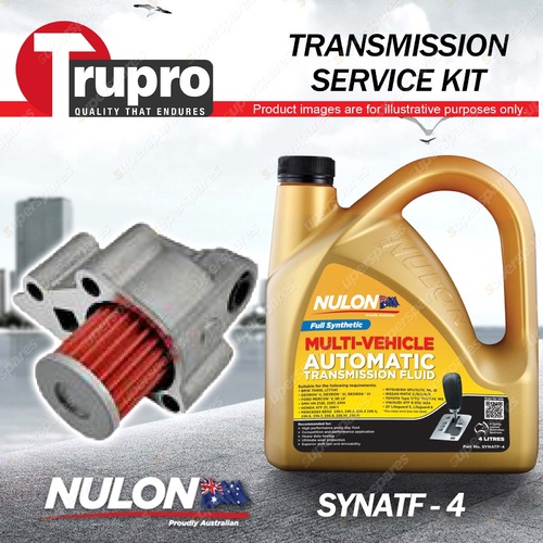 SYNATF Transmission Oil + Filter Kit for Nissan Cube Z11 Tiida C11 Wingroad EXT