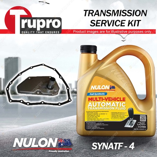 SYNATF Transmission Oil + Filter Service Kit for Mitsubishi Mirage LA 13-ON