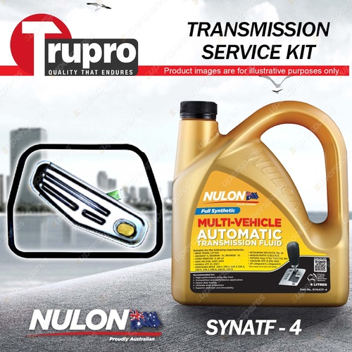 SYNATF Transmission Oil + Filter Service Kit for Renault 18 GTS 20 R25 Virage