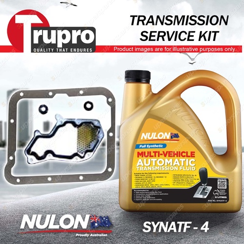 SYNATF Transmission Oil + Filter Service Kit for Ford F100 F150 F250 Transit