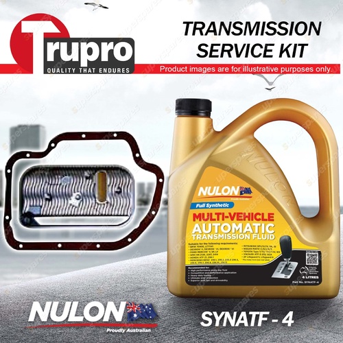 SYNATF Transmission Oil + Filter Service Kit for Jeep Wrangler 6Cyl 4.0L 1965-79