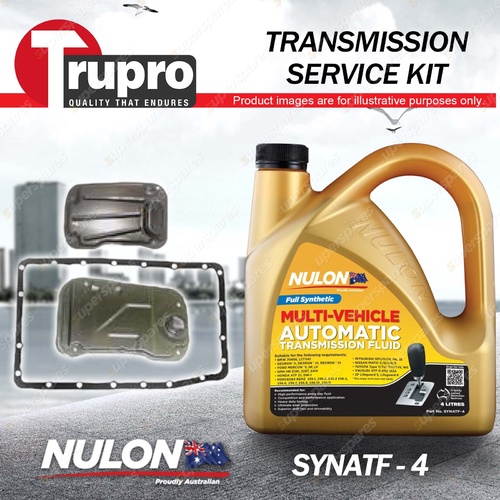 SYNATF Transmission Oil + Filter Service Kit for Toyota FJ Cruiser GSJ15R 4.0L