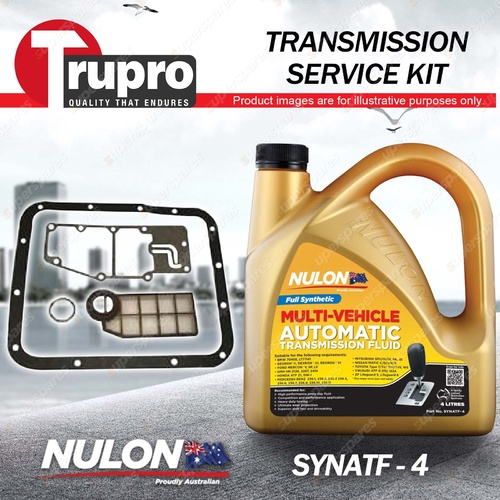 SYNATF Transmission Oil + Filter Service Kit for Alfa Romeo 164 Sedan V6