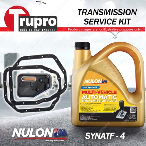 SYNATF Transmission Oil + Filter Service Kit for Mitsubishi Galant HG HH HJ 2.0L