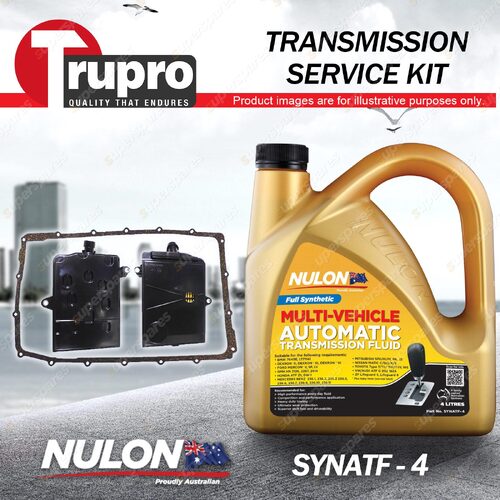 SYNATF Transmission Oil + Filter Service Kit for Ford Everest UA F150 Mustang FN