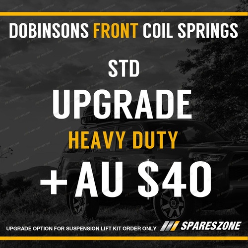 Suspension Lift Kit Upgrade Option - Front Heavy Duty Dobinsons Springs